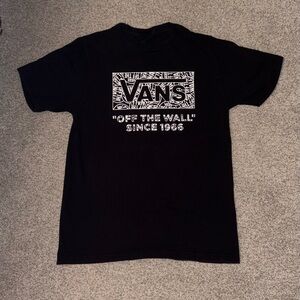 Vans Black and White Graphic Tee